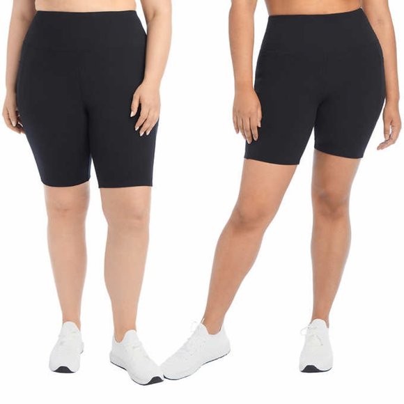 Danskin Ladies' Bike Short 2-pack - Picture 1 of 6